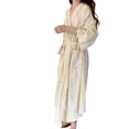 thumbnail image 1 of Fewfanhot Women’s Long Wrap Bath Robe, Maxi Length House Robe with Side Pockets and Self‑Tie Belt, M‑XXL Sleep Robe, 1 of 8