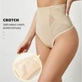 thumbnail image 1 of Fewfanhot Women's Mesh Shapewear High Waisted Tummy Control - Breathable Seamless Elastic Panties Girdle Underwear, 1 of 9