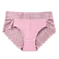 thumbnail image 1 of Fewfanhot Women's Plus Size High Waist Lace Briefs Stylish Breathable Soft Fabric Comfortable Stretchy Full Coverage Underwear for Curvy Ladies, S-4XL, 1 of 3