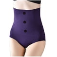 thumbnail image 1 of Fewfanhot Women's Plus Size High-Waisted Tummy Control Shapewear Briefs, Button Down Waist & Belly Slimming Stretchy Comfy Underwear for Body-Shaping, 1 of 5