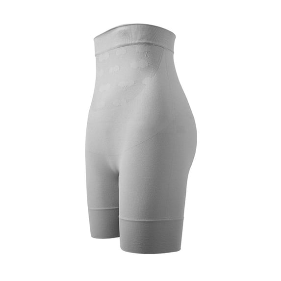 Fewfanhot Women's Postpartum High Waist Tummy Control Shapewear Shorts, Seamless Compression Mid-Thigh No-Roll Waist Trainer S-3XL