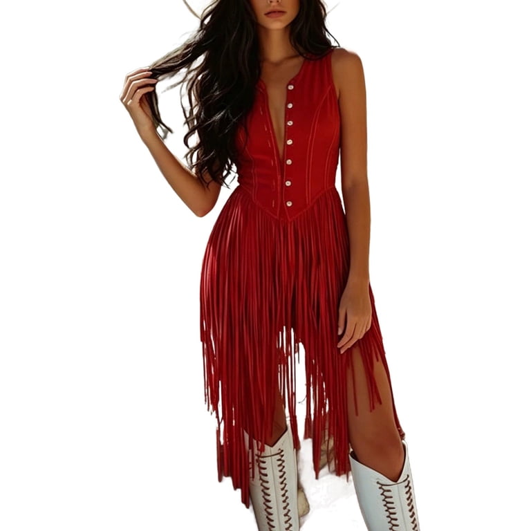 red fringe party dress AKIRA Let's Celebrate Fringe Mini Dress | Red
