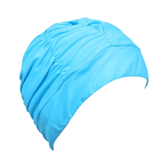Fewfanhot Women's Satin Ruched Turban Head Wrap Soft Stretchy Beanie Hat for Bathing, Chemo, Sleep and Daily Wear, Multi Color Available