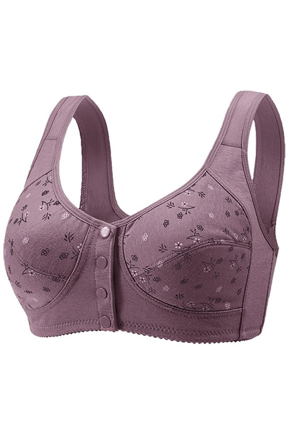 Women's Seamless Wireless Bra Ultra Soft Breathable Nylon Comfort Plus Size 32-40B/C/D Everyday Wear