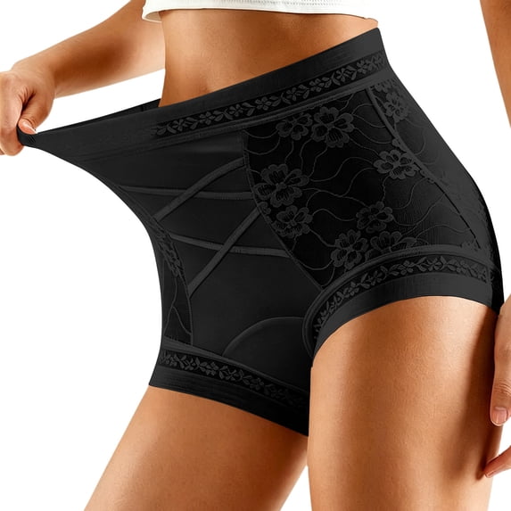 Fewfanhot Women's Shapewear Control Panties High-Waist Seamless Shaping Seamless Stretch Body Shaper Briefs For Daily Dress Wear