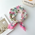 thumbnail image 1 of Fewfanhot Women's Silk Scarf Neck Scarf Hair Head Breathable Lightweight Silk shawl,Flowers And Petals Neckerchief Hair Decorative, 1 of 2