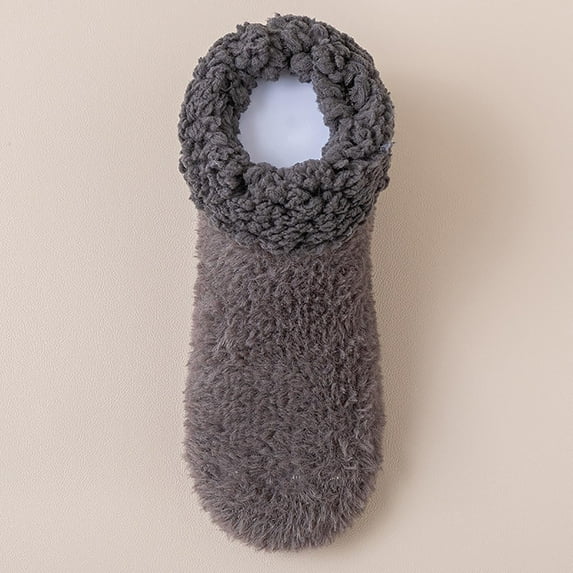 Fewfanhot Women's Slipper Socks - Winter Warm Fleece Lined Cozy Soft Fuzzy Non-Slip Design for Indoor Comfort Wear