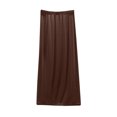 thumbnail image 1 of Fewfanhot Women's Soft Modal Midi Skirt, Comfortable A-Line Lounge Skirt, Lightweight and Stretchy Knit Skirt, 1 of 5