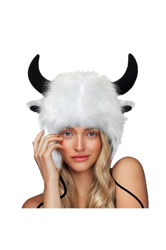 Fewfanhot Women's Trooper Trapper Hat Warm Winter Skiing Caps Windproof Earflaps Faux-Fur Hunting Outdoor Hat