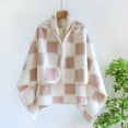 thumbnail image 1 of Fewfanhot Women's Winter Plaid Flannel Shawl Blanket Wrap Generous Size for Cozy Evenings and Comfort Home Wear, 1 of 3