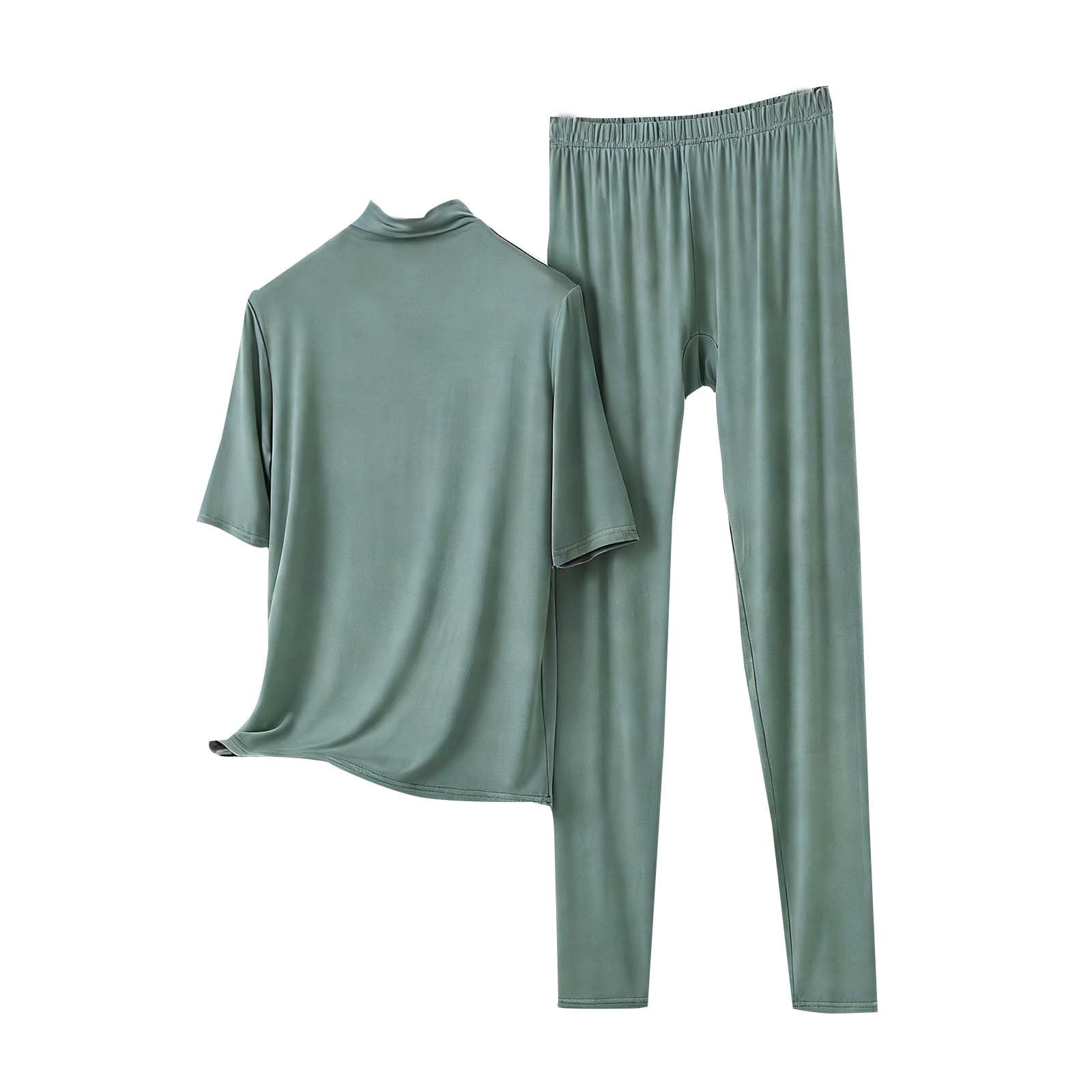 Round Neck Short Sleeve Top and Pants Lounge Set