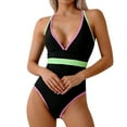 thumbnail image 1 of Fewfanhot Womens One Piece Swimsuits Tummy Control Slimming Bathing Suit Modest Swim Suits Full Coverage Swimwear, 1 of 6