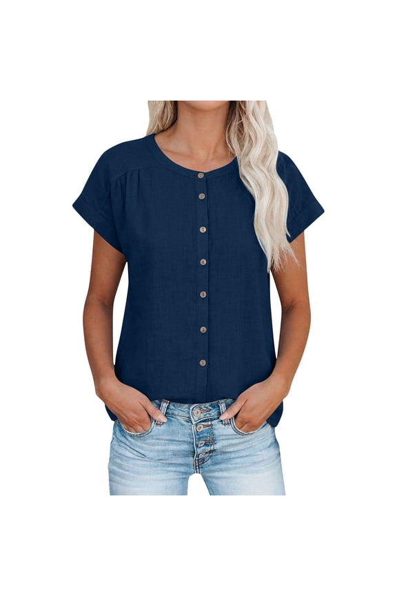 Womens Shirts Spring Short Sleeve V Neck True Classic T Shirt Casual Cute Fashion Beach Vacation Clothes 2026