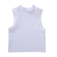 thumbnail image 1 of Fewfanhot Womens Tops Mock Neck Fitted Tank Top, Ribbed Knit Layering Shirt for Work or Going Out, 1 of 5