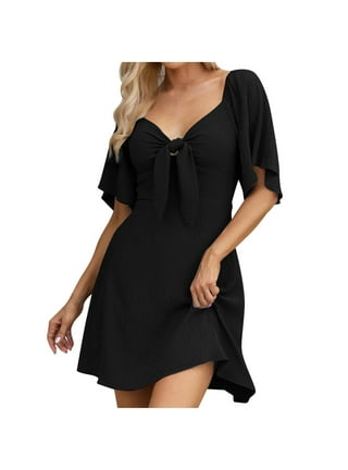 Bow tie design mini dress sales