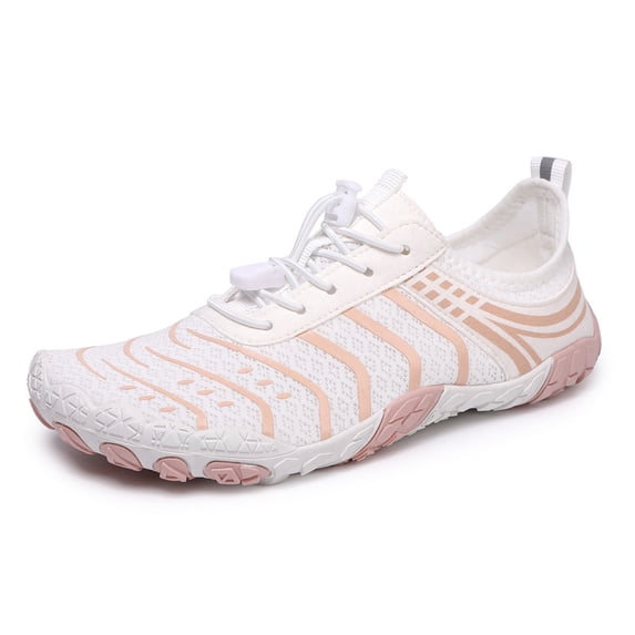 Boaong Barefoot Shoes for Women & Men, Grounded Barefoot Footwear, Wide Toe Box Non-Slip Sneakers for Hiking Running