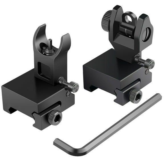 Feyachi Flip Up Rear Front and Iron Sights