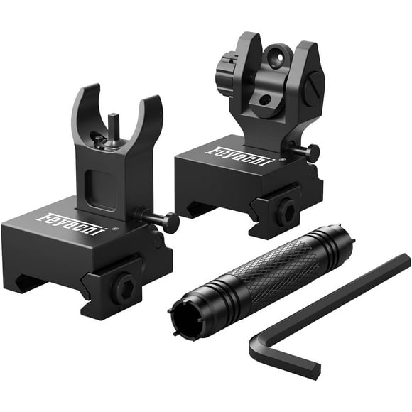 Feyachi Flip Up Rear Front and Iron Sights