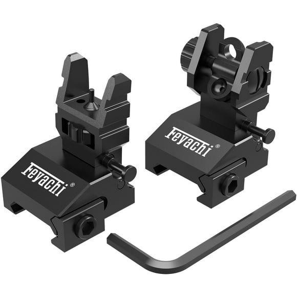Feyachi S17 Front and Rear Flip Up Iron Sights