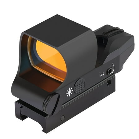 Feyachi Optic Sight, Multiple Reticle System Dot Sight with Picatinny Rail Mount, Absolute Co-Witness