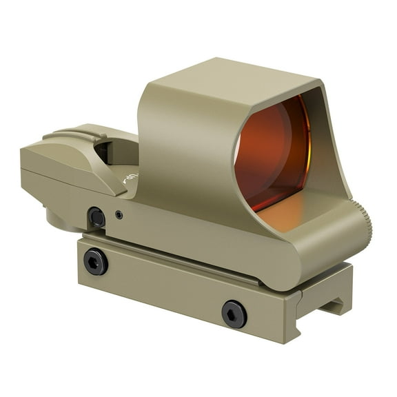 Feyachi Optic Sight, Multiple Reticle System optic sight with Picatinny Rail Mount, Absolute Co-Witness