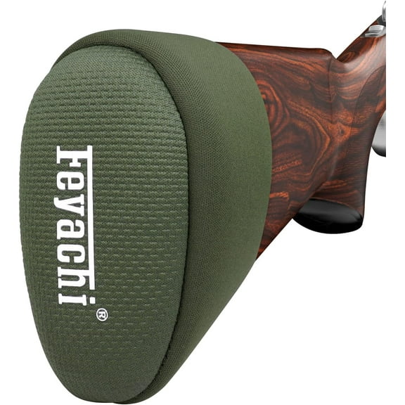 Feyachi Slip On Recoil Pad - Gel Filled Black Army Green Wood