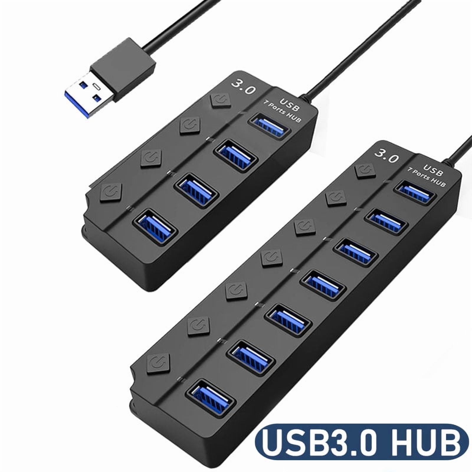 Usb Multi Dock Feylan USB 3.0 power adapter 4/7 port Multi USB splitter hub USB 2.0 ...