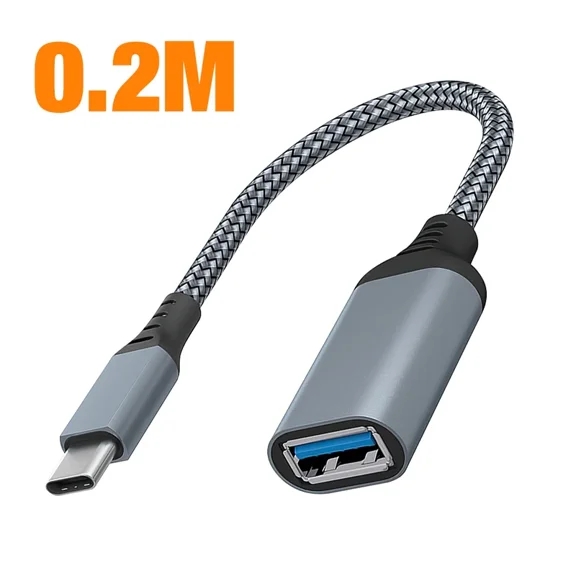 Feylan type C adapter data cable USB3.0 mobile phone laptop car music playback AF to USB female Port OTG conversion cable 0.2m