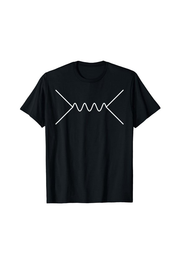 Feynman Diagram (White): Physics Quantum Science T Shirt