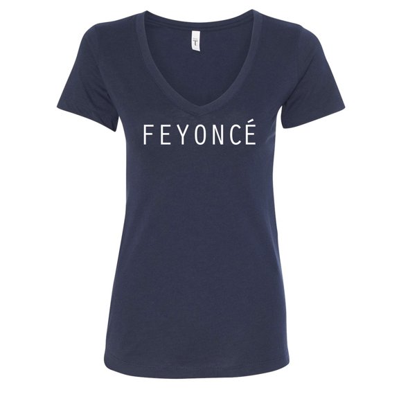 Feyonce Womens V-Neck Tee