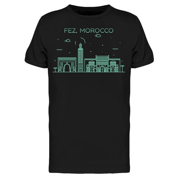 Fez Skyline Morocco Tee Men's -Image by Shutterstock