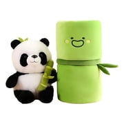 Fff. Z Panda Plush Doll in 25cm Bamboo Tube