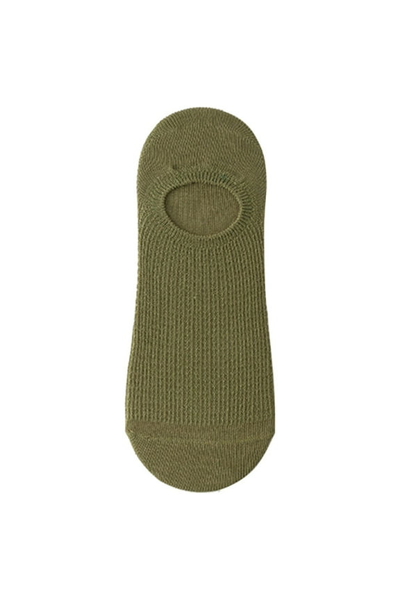 1 Pair Of Mens Ankle Socks Summer Socks with Comfortable Fit for Casual Daily Wear and Slipper Socks Army Green One Size