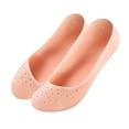 thumbnail image 1 of Fgnfyis 1Pair Silicone Gel Foot Socks for Dry Heel Ankle Socks for Women Low Cut Breathable Comfortable For Beige, 1 of 9