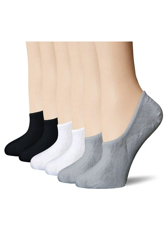 3 Pairs Of Womens Summer Solid Color Sports Casual Shallow Mouth Boat Socks for Wear Clear M