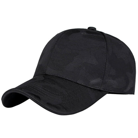 Fgnfyis Adjustable Hop Unisex Camouflage Snapback Baseball Cap Sun Hat Mens Hats Black