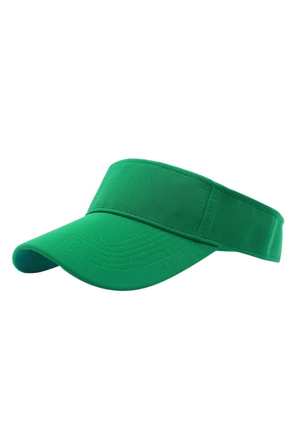 Adjustable Sports Visor Cap for Women, Beach Sun Hat for Outdoor Activities & Running - Sun Hats for Women Green