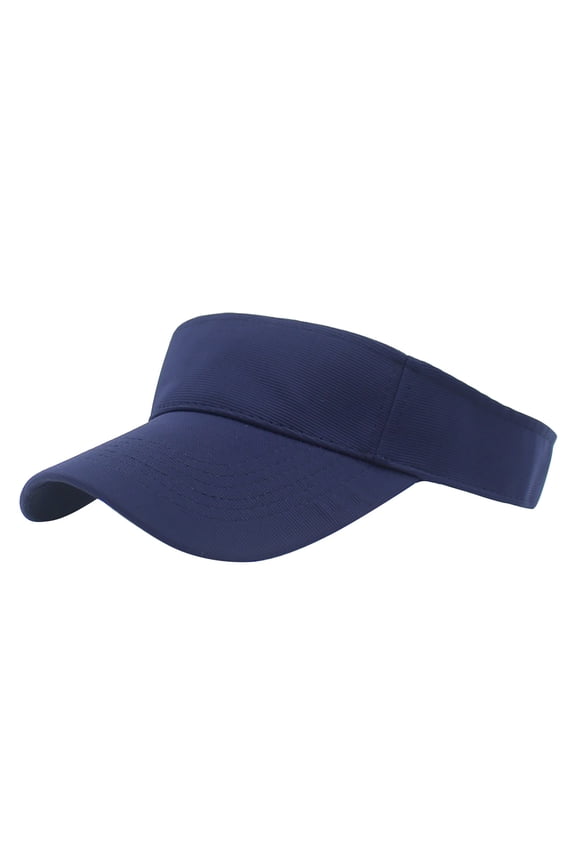 Adjustable Sports Visor Cap for Women, Beach Sun Hat for Outdoor Activities & Running - Sun Hats for Women Navy