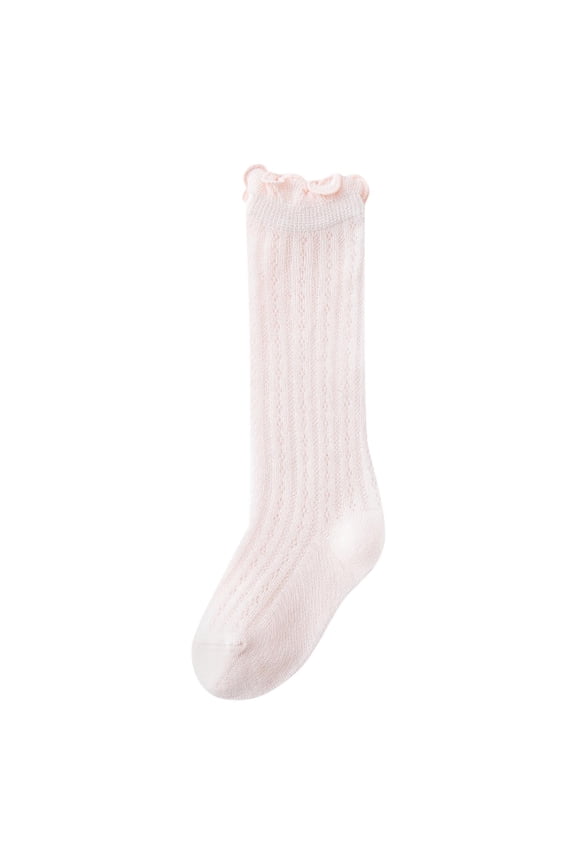 Baby Socks Fashion Pattern Thin Comfortable and Breathable Socks Ankle Socks For Pink