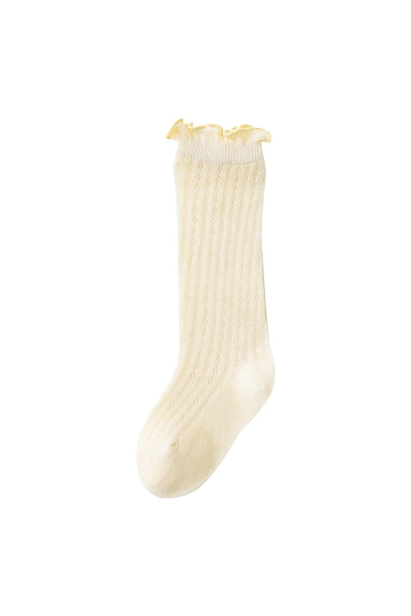 Baby Socks Fashion Pattern Thin Comfortable and Breathable Socks Ankle Socks For Yellow