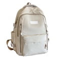thumbnail image 1 of Fgnfyis Backpack for Girls Large Capacity Multi Compartment Sturdy Middle School Students Shoulder Bag Computer School Backpack Khaki, 1 of 9