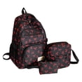 thumbnail image 1 of Fgnfyis Backpack for Girls Stylish Womens Bow Cute Shoulder Bag for Daily Use Commute Work Travel School Versatile Carryall Kindergarten Backpack Red, 1 of 8