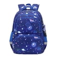 thumbnail image 1 of Fgnfyis Backpack for Kids Elementary Students Water Large Capacity Casual Daypack Ages 7 18 School Backpack Dark Blue, 1 of 9