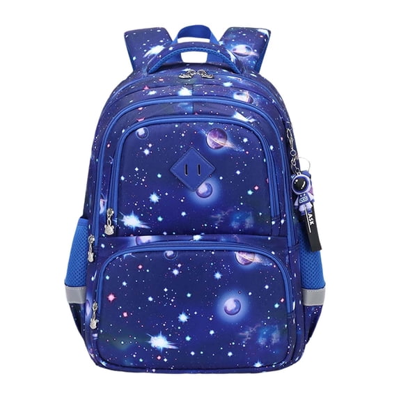 Fgnfyis Backpack for Kids Elementary Students Water Large Capacity Casual Daypack Ages 7 18 School Backpack Dark Blue