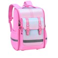 thumbnail image 1 of Fgnfyis Backpack for Kids Lightweight Ergonomic British Style High Capacity Back Padding Daypack Suitable Primary Students School Backpack Hot Pink, 1 of 3