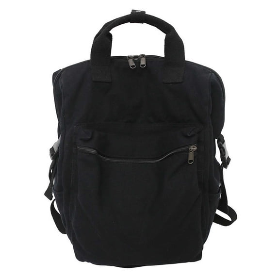 Fgnfyis Backpack for School Unisex College Students Daily Commute Lightweight Water Washed Casual Shoulder Bag Kids Backpack Black
