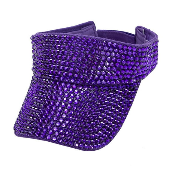 Fgnfyis Bling Rhinestone Baseball Cap Adjustable Sport Hat Summer Sun Visor Unisex Casual Wear PP1 One Size
