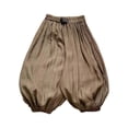 thumbnail image 1 of Fgnfyis Boys Jogger Pants with Elastic Soft Breathable Fabric Comfortable Casual Wear for Toddler and Kids Daily Home Activities Coffee 5-6 Years, 1 of 3