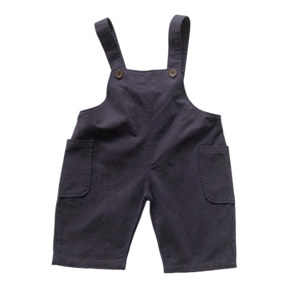 Fgnfyis Boys Overalls Suspenders Western Style Pocket Bib Pants Boys and Girls Fashion Loose Cropped Pants Toddler Boy Overalls Purple 7-8 Years