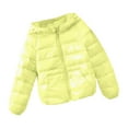 thumbnail image 1 of Fgnfyis Boys Packable Winter Jacket with Metallic Shine Hooded Design for Insulated Warmth and Comfortable Outdoor Activities Yellow 12-18 Months, 1 of 1